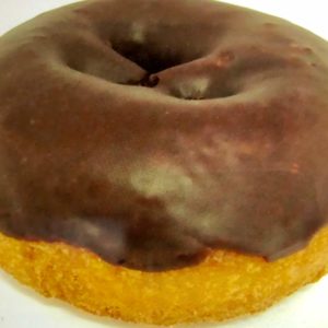 Chocolate Iced Cake Donut