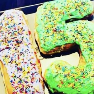Texas Donut Number Cutouts
