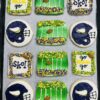 Vikings/Packers Cookies